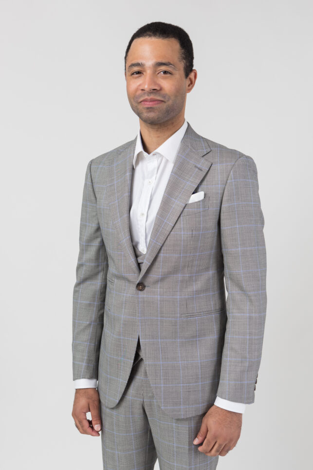 Suit Plaid Grey GENTLEMANO anzug suit massanzug luzern zug zürich massgeschneidert (6)